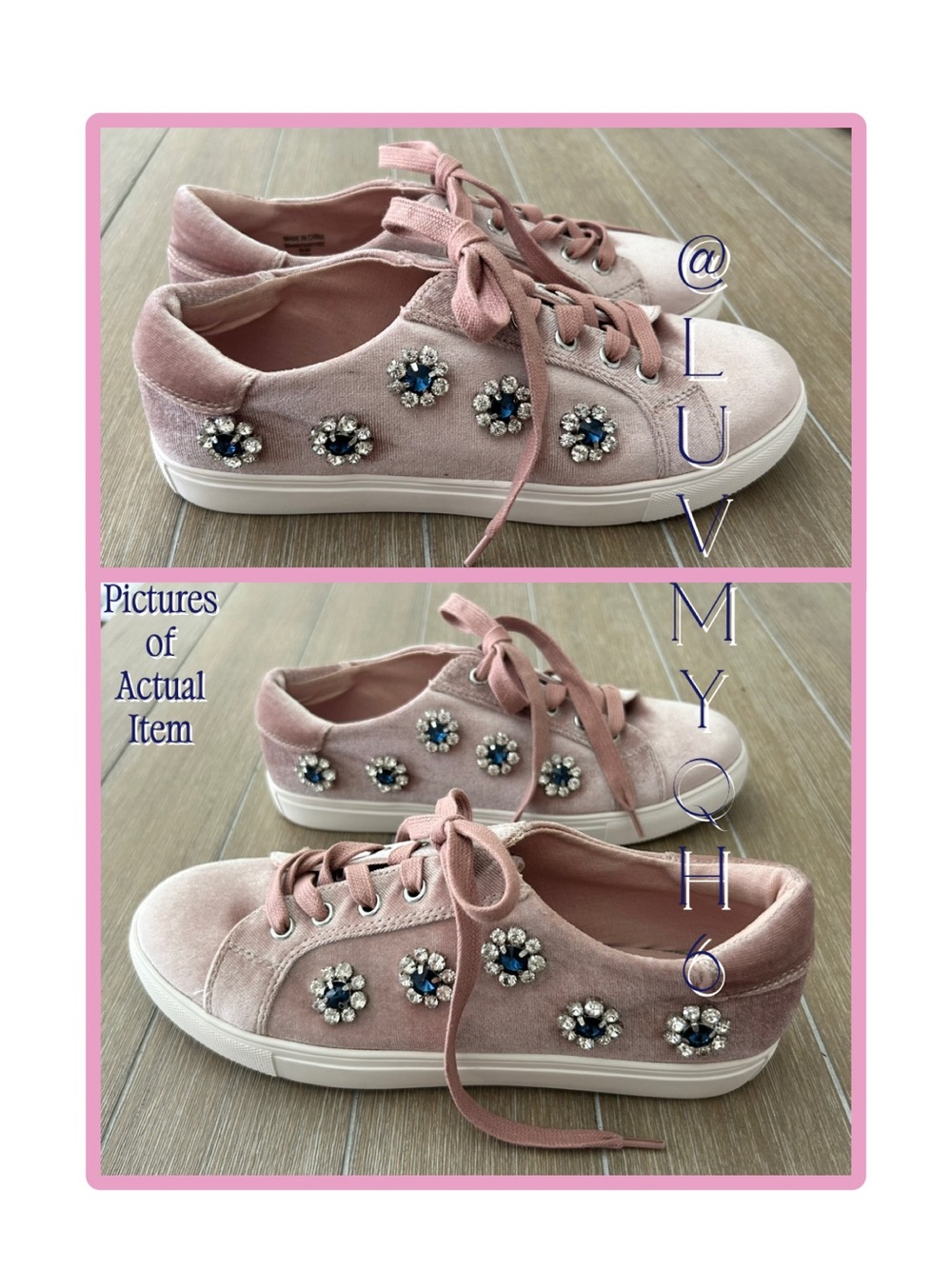 Aldo Fashion Velvet Jeweled Sneakers - Picture 2 of 4
